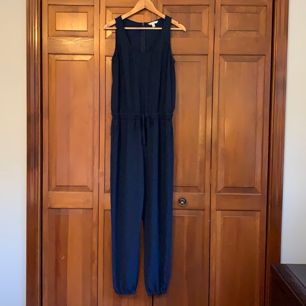 CAbi French Navy Jumpsuit